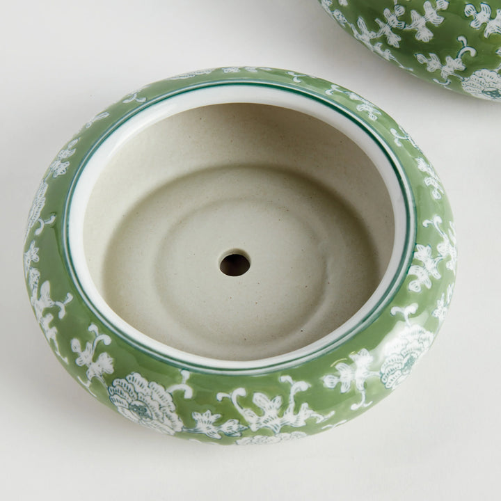 Imperial Lotus Low Pots Large, Set Of 4 – Modern Organic