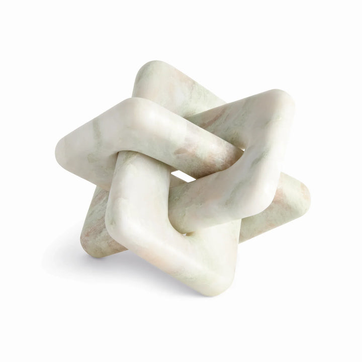 Jarvis Marble Knot Sculpture – Modern Organic