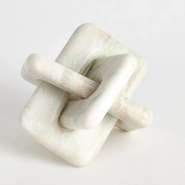 Jarvis Marble Knot Sculpture – Modern Organic