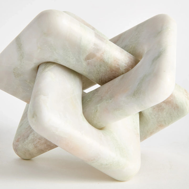 Jarvis Marble Knot Sculpture – Modern Organic