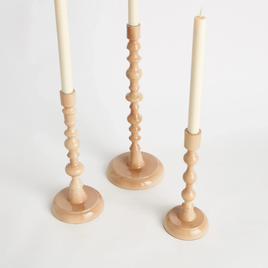 Rosina Taper Holders, Set Of 3 – Modern Organic
