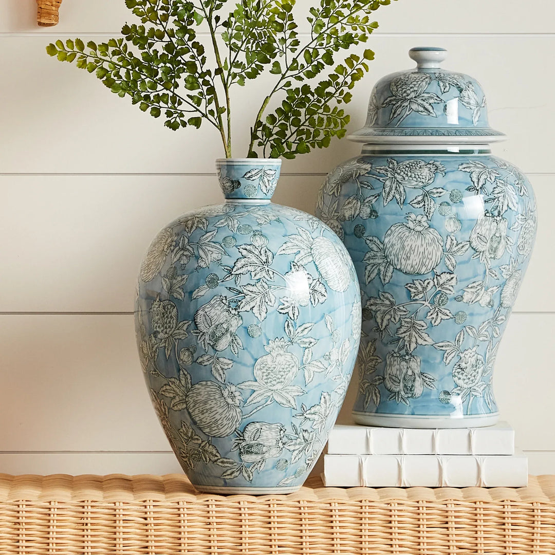 Pomegranate Sketch Vase – Modern Organic