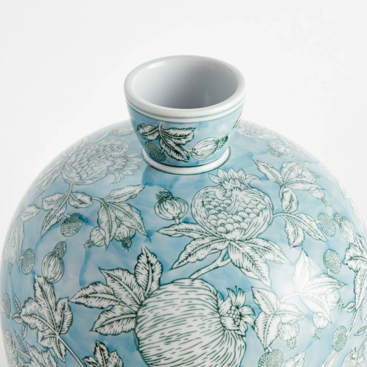 Pomegranate Sketch Vase – Modern Organic