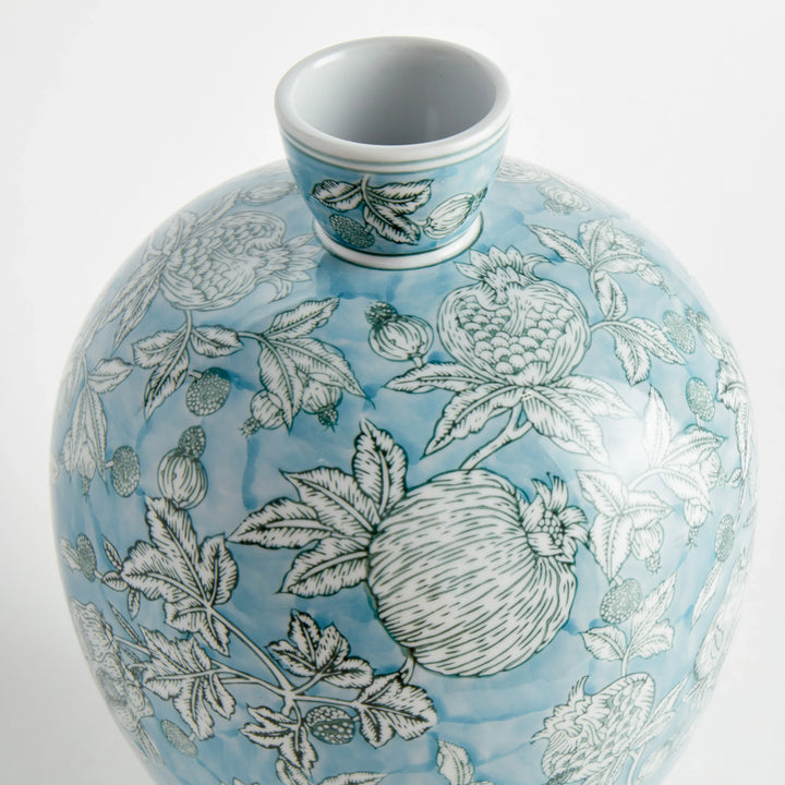 Pomegranate Sketch Vase – Modern Organic
