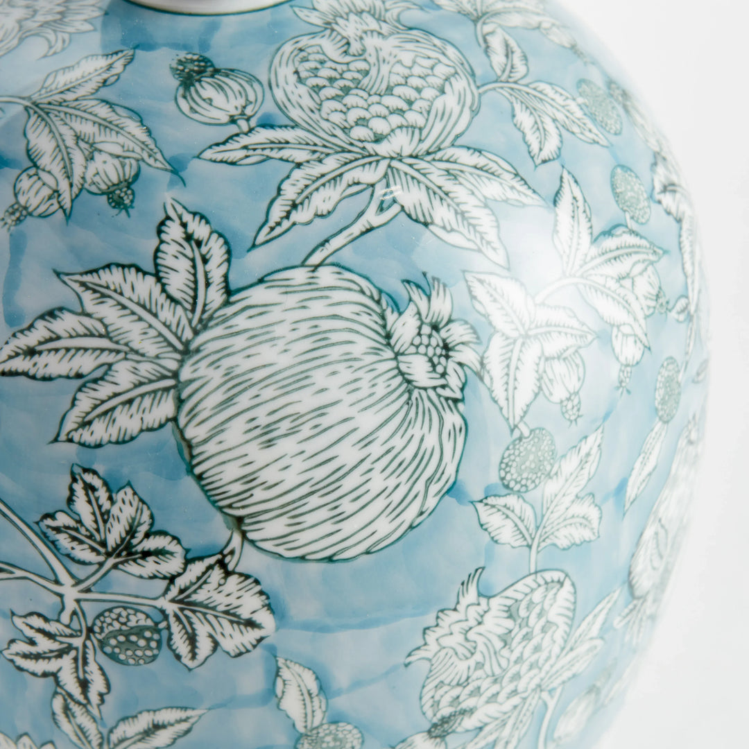 Pomegranate Sketch Vase – Modern Organic