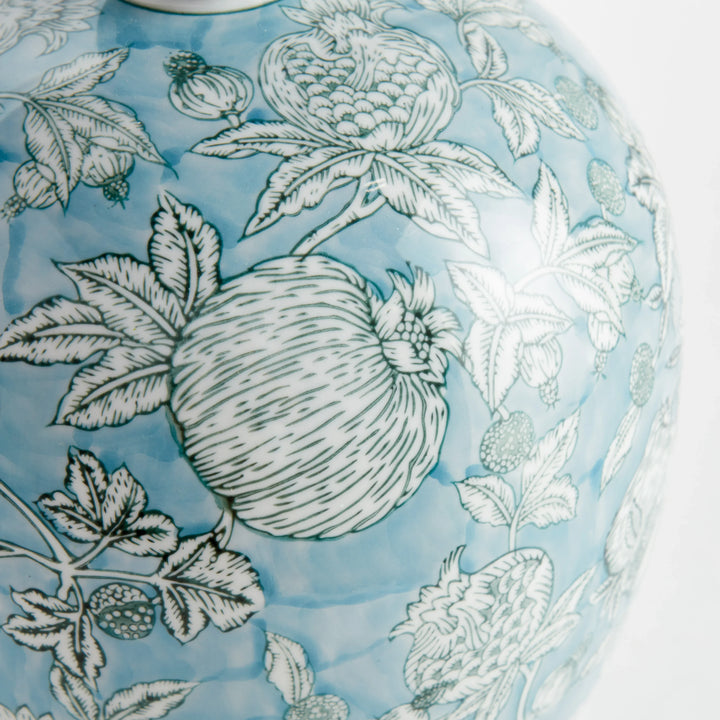 Pomegranate Sketch Vase – Modern Organic