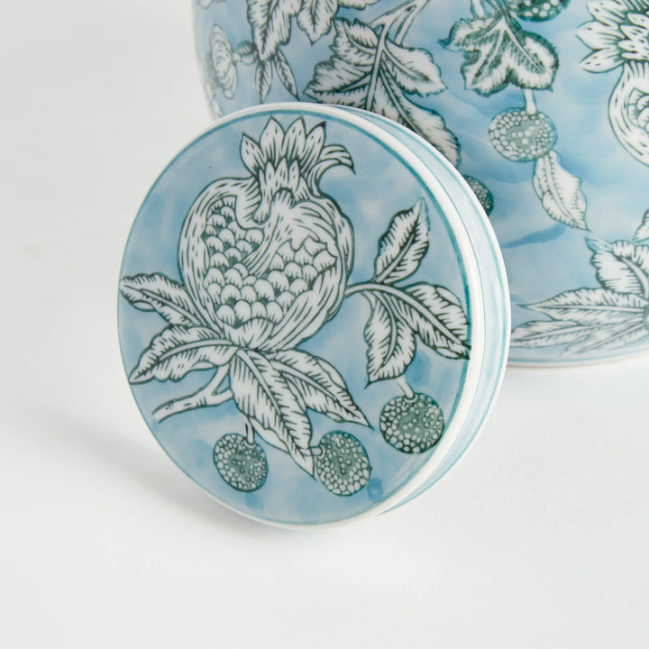 Pomegranate Sketch Lidded Jar – Modern Organic