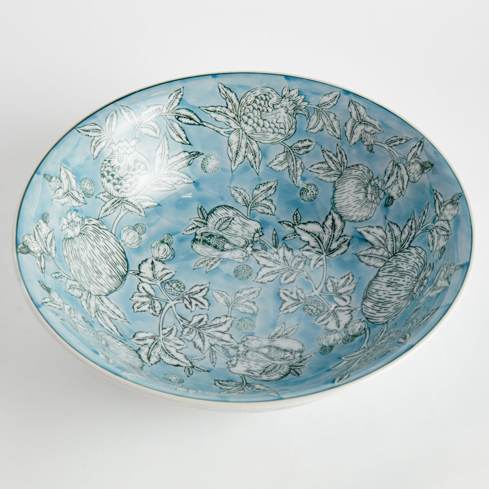Pomegranate Sketch Decorative Bowl – Modern Organic