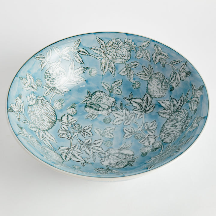 Pomegranate Sketch Decorative Bowl – Modern Organic