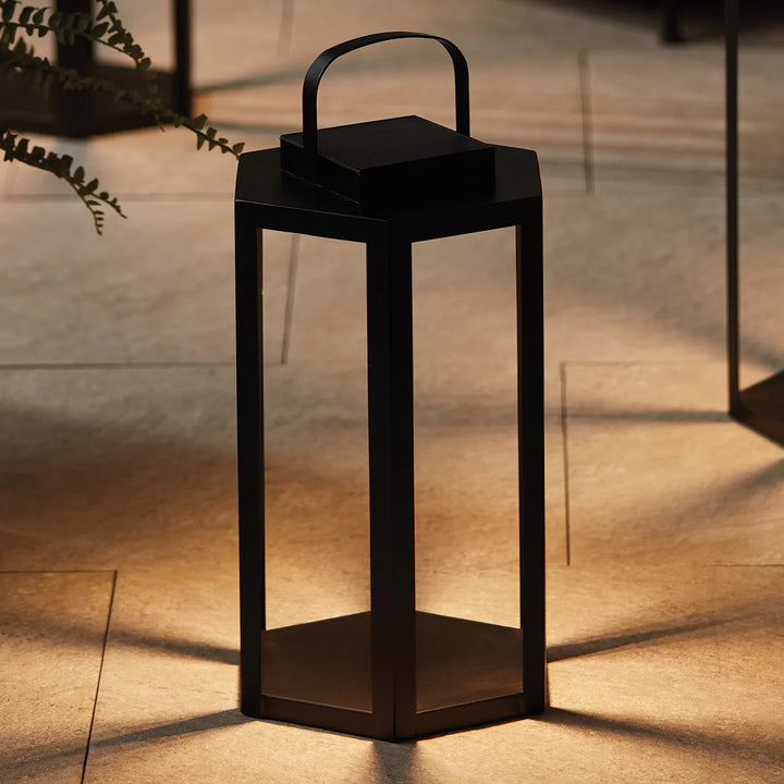 Joyce Solar Lantern 18" – Modern Organic