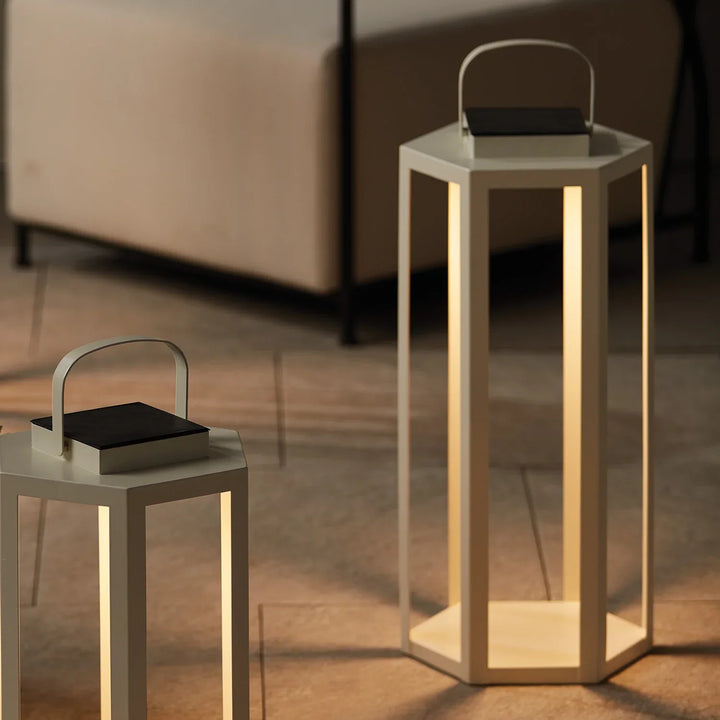 Joyce Solar Lantern 24" – Modern Organic