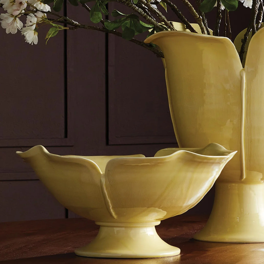 Petalo Decorative Footed Bowl – Modern Organic