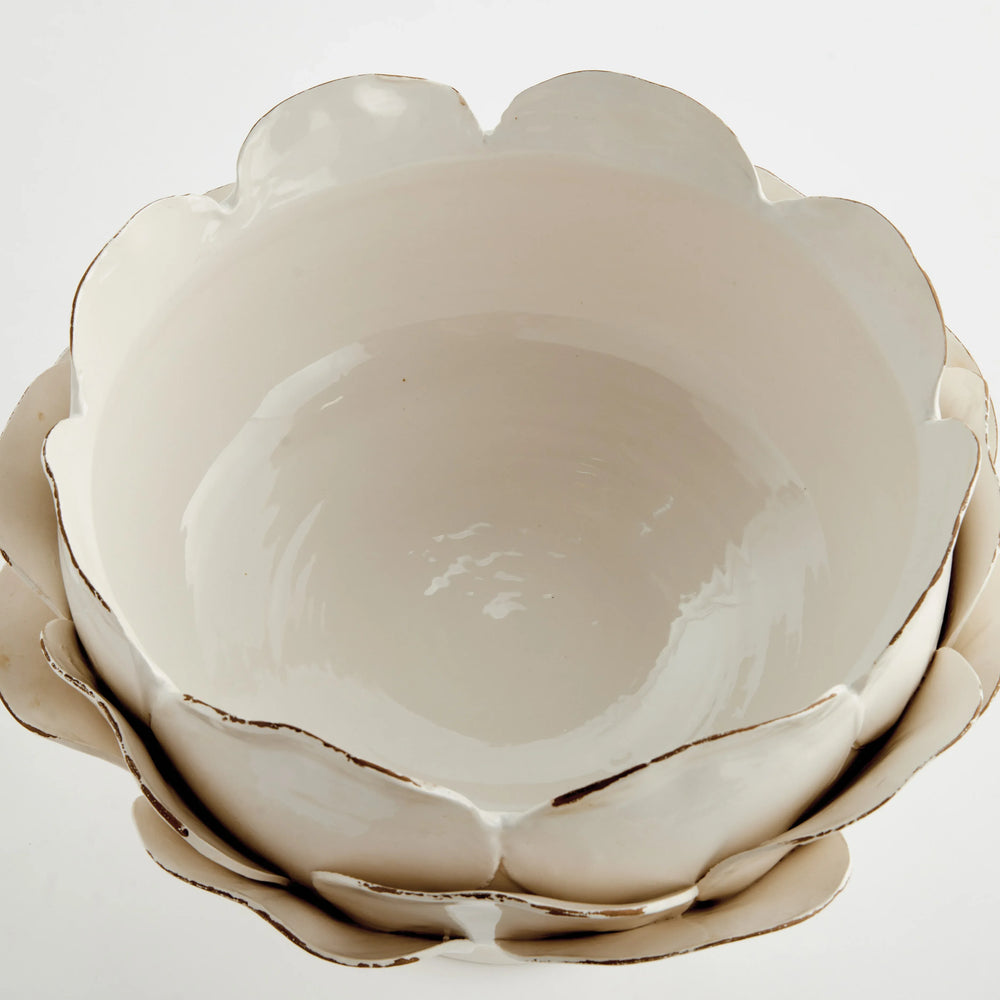 Di Rosa Grande Footed Decorative Bowl – Modern Organic