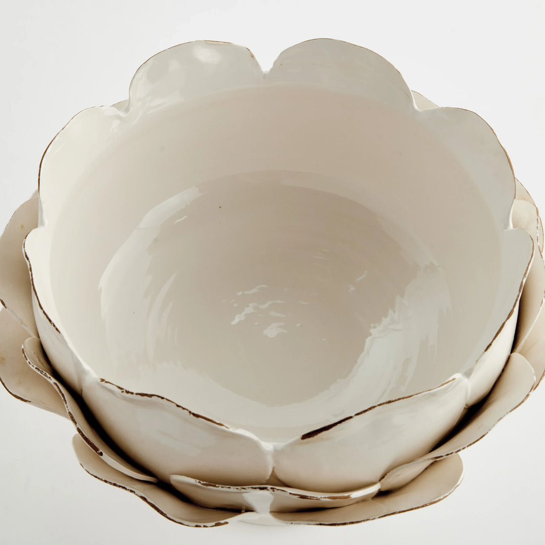 Di Rosa Grande Footed Decorative Bowl – Modern Organic