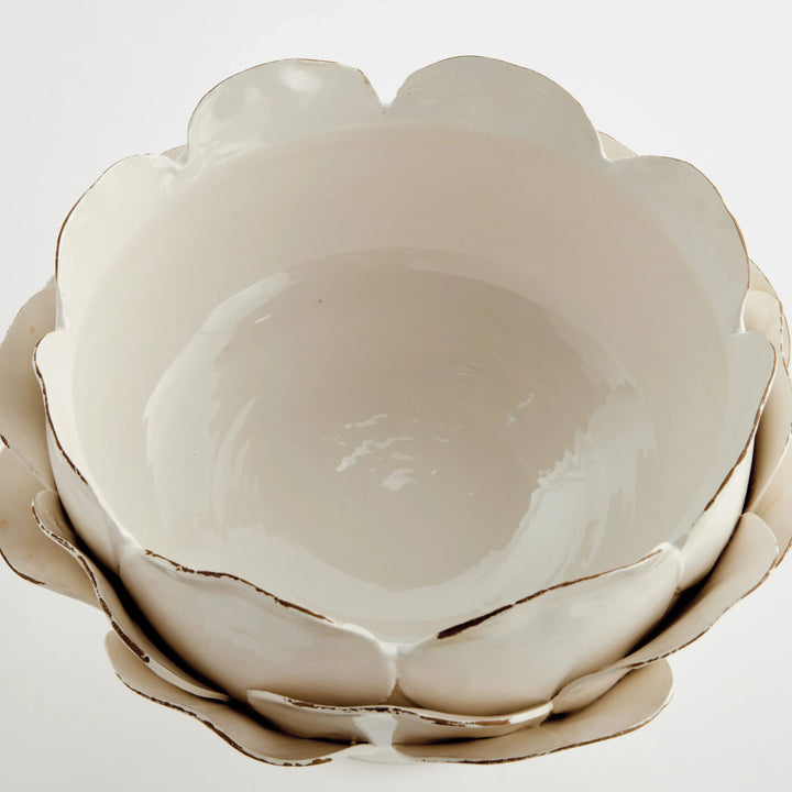 Di Rosa Grande Footed Decorative Bowl – Modern Organic