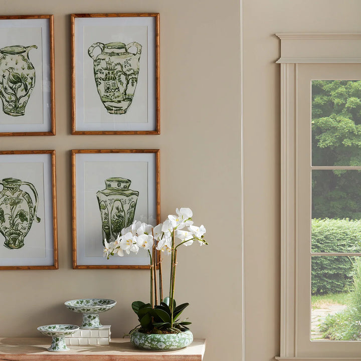 Chinoiserie Jar Prints, Set Of 4 – Modern Organic