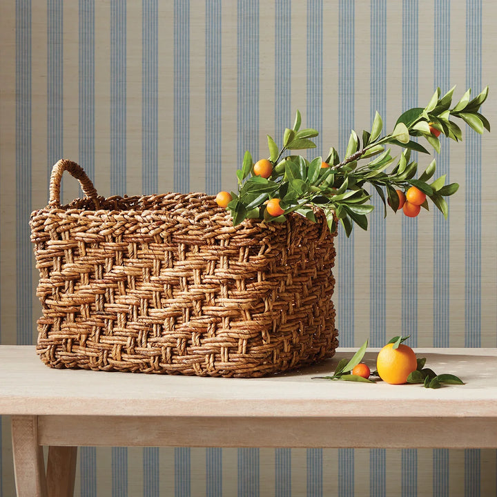 Eve Banana Leaf Baskets With Handles Large, Set Of 2 – Modern Organic