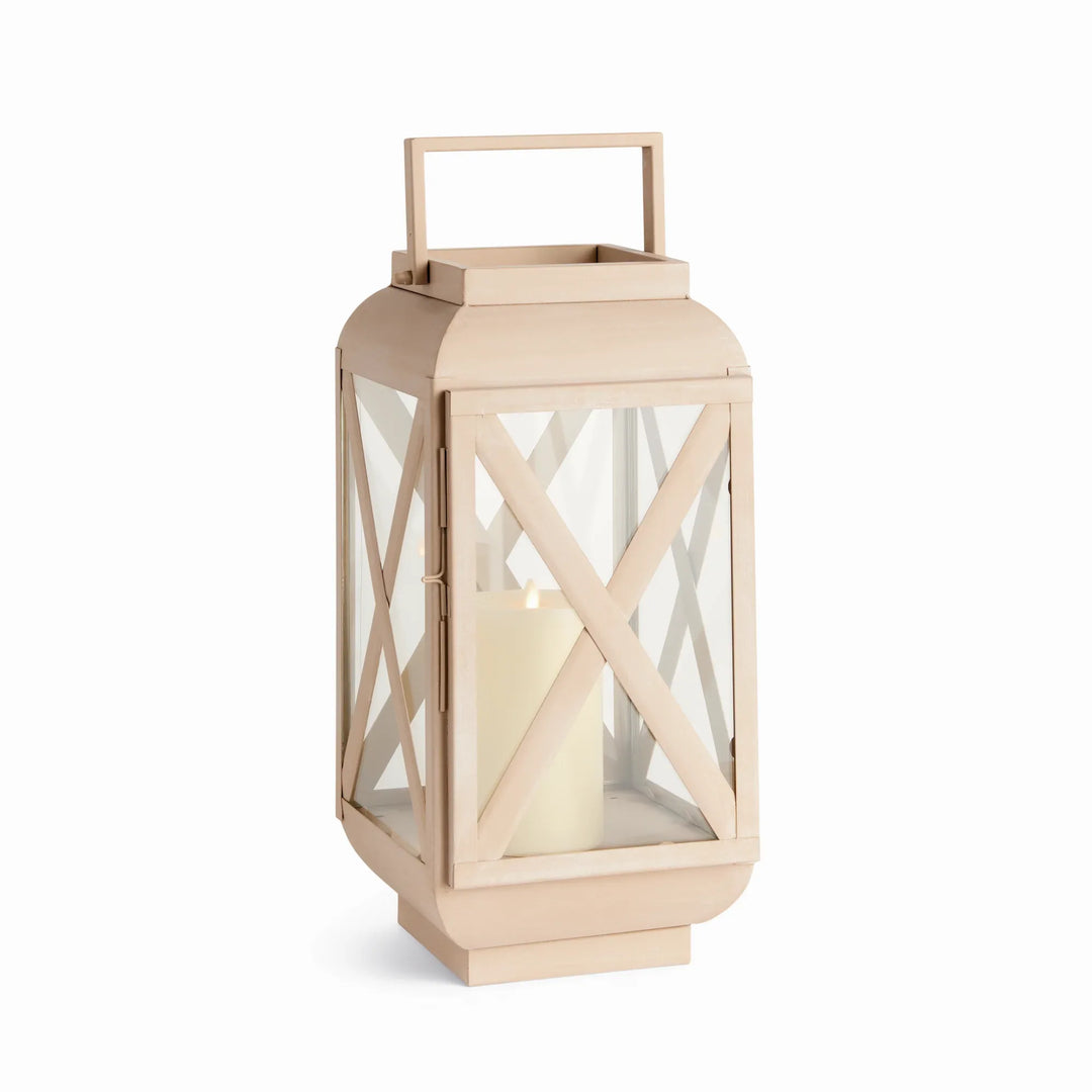 Pietra Outdoor Lantern Small – Modern Organic