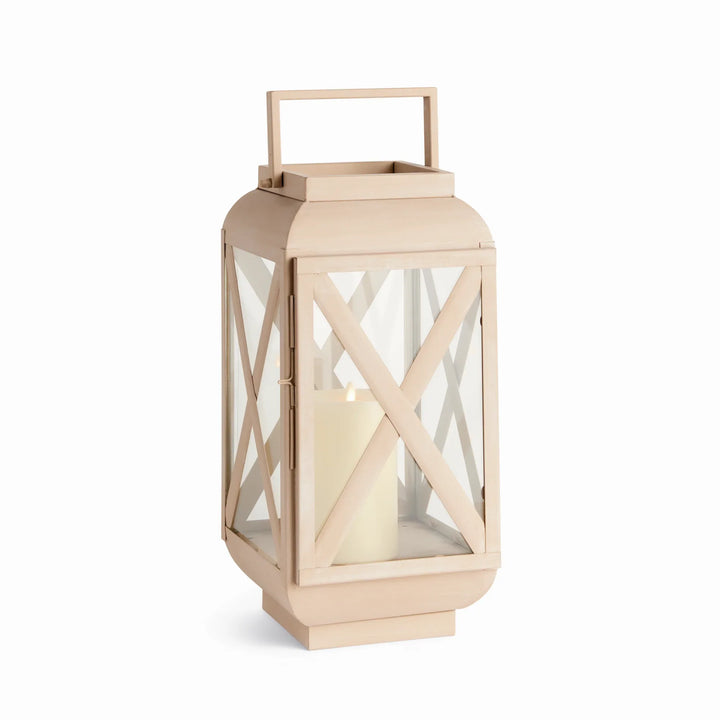 Pietra Outdoor Lantern Small – Modern Organic