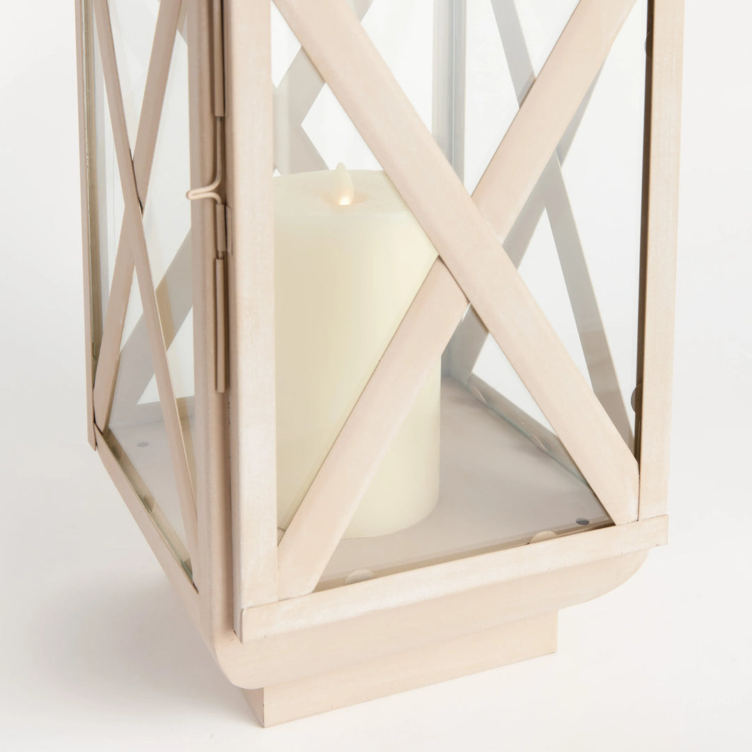 Pietra Outdoor Lantern Small – Modern Organic