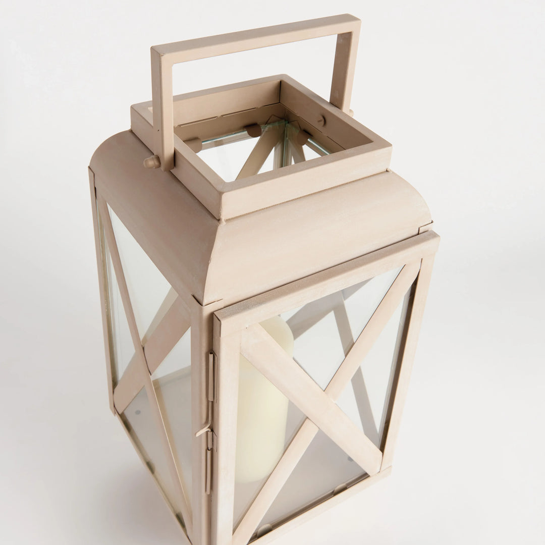 Pietra Outdoor Lantern Small – Modern Organic