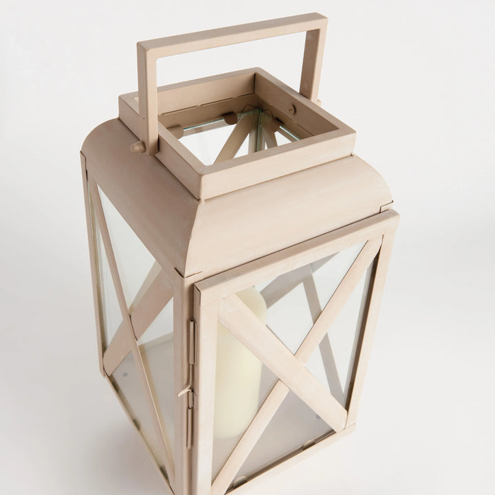 Pietra Outdoor Lantern Small – Modern Organic