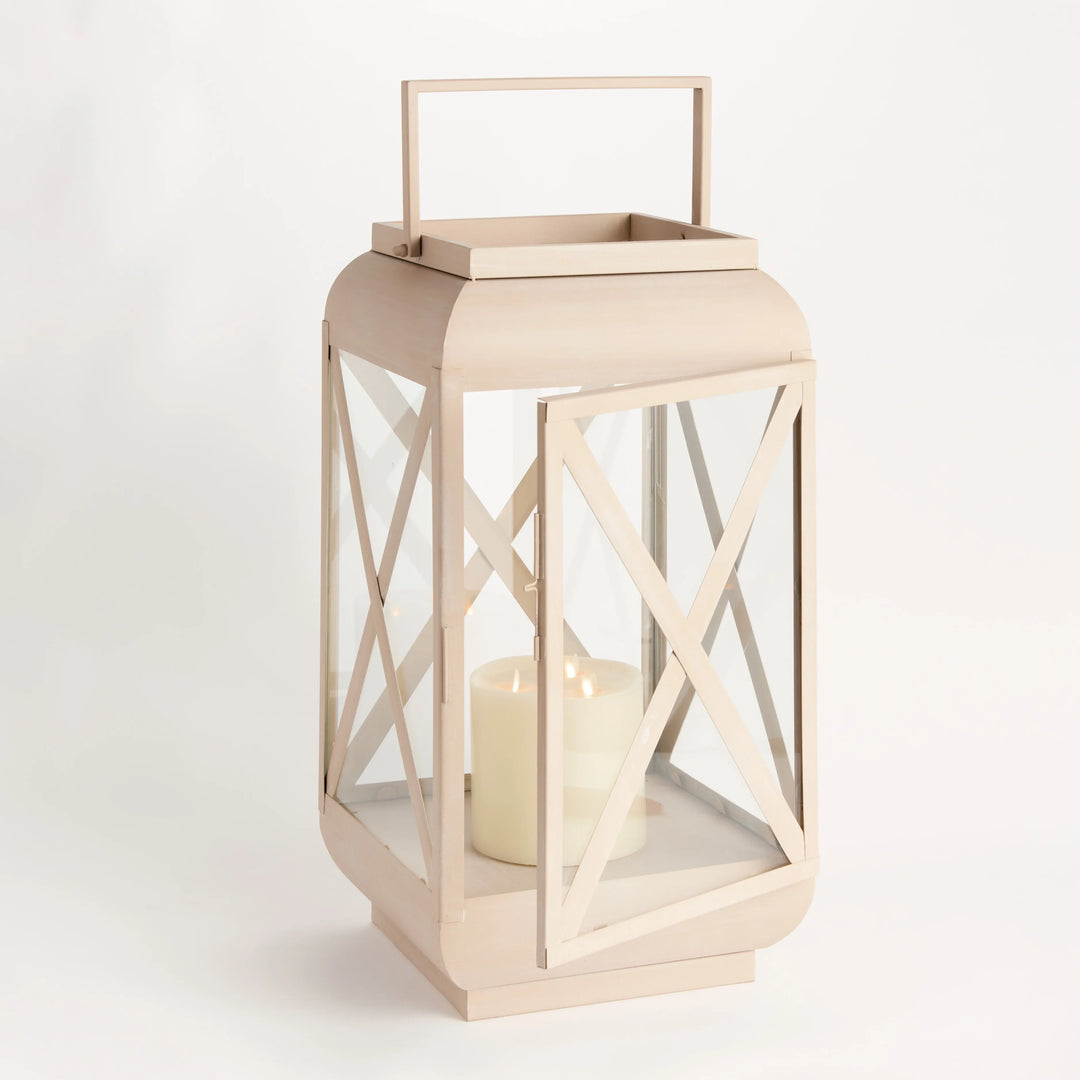 Pietra Outdoor Lantern Medium – Modern Organic