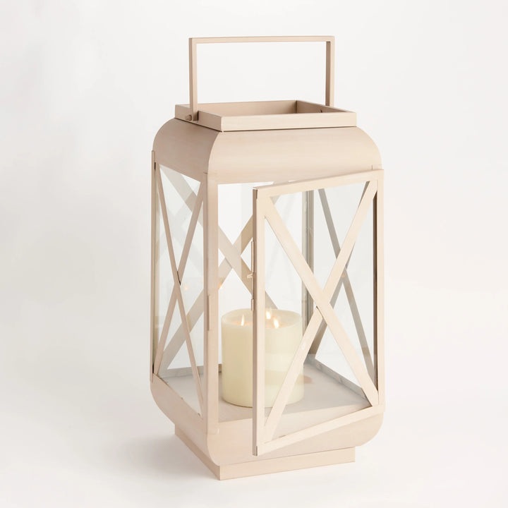 Pietra Outdoor Lantern Medium – Modern Organic