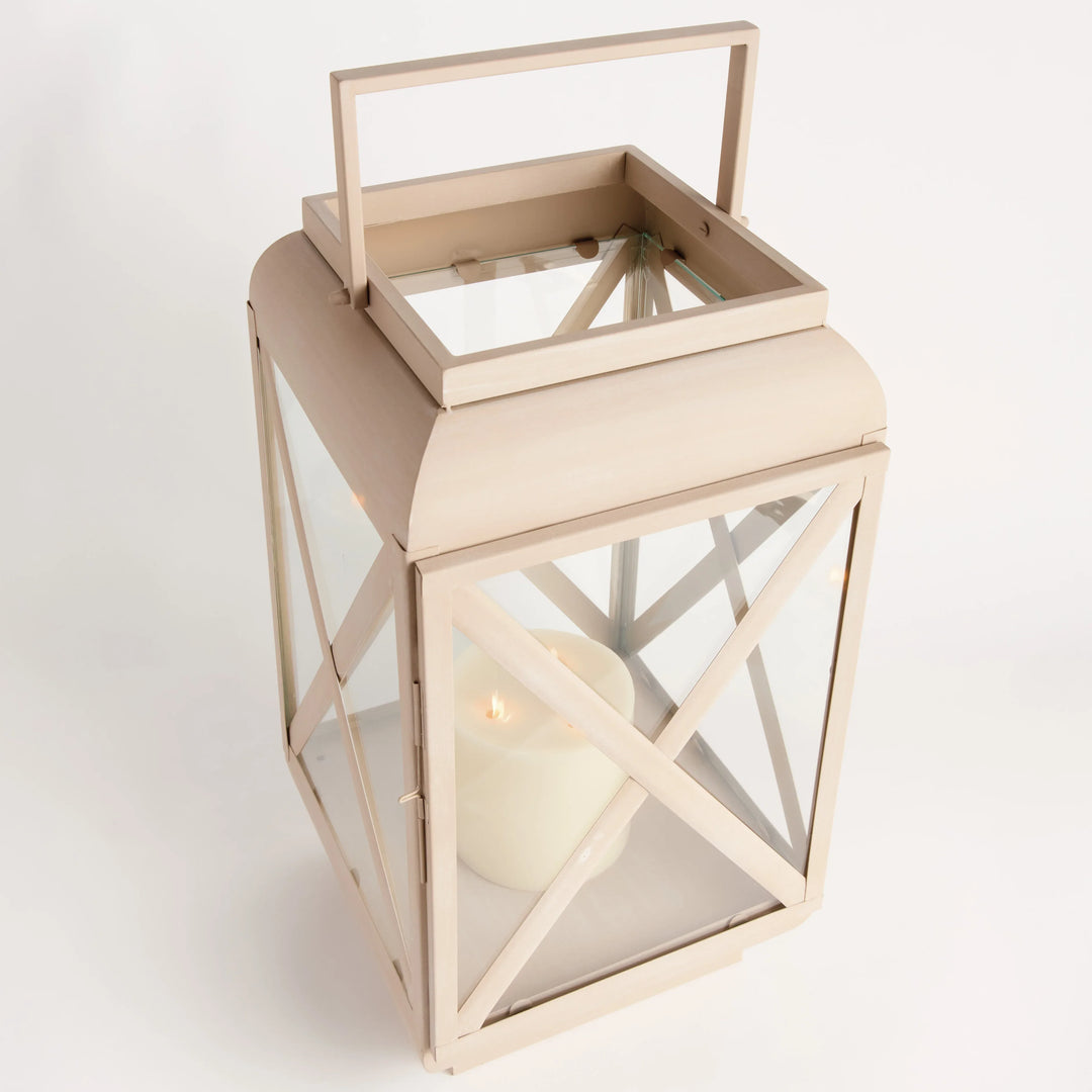 Pietra Outdoor Lantern Medium – Modern Organic