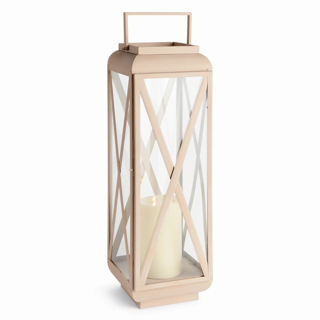 Pietra Outdoor Lantern Large – Modern Organic