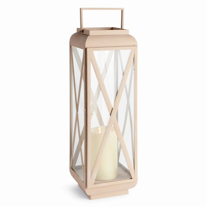 Pietra Outdoor Lantern Large – Modern Organic