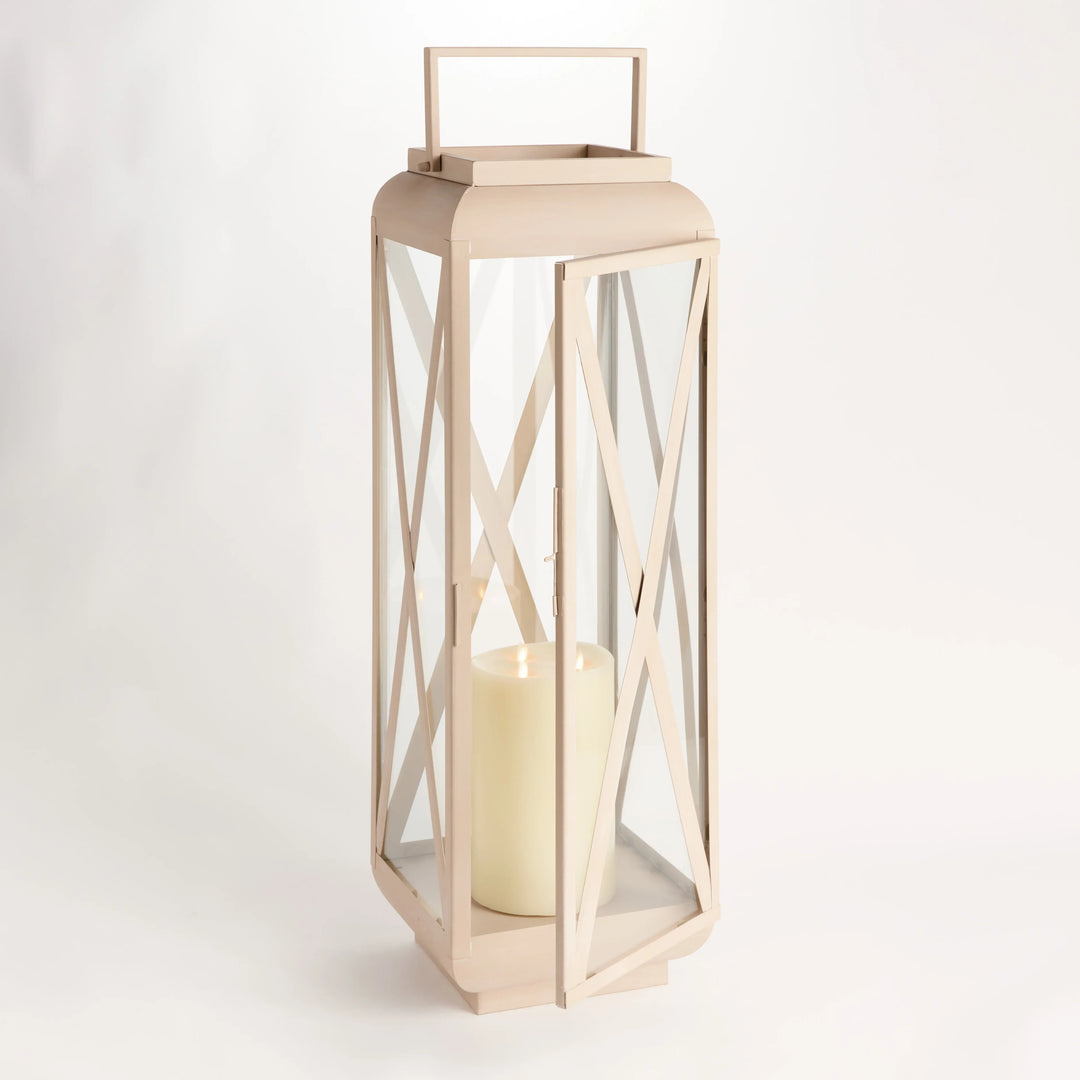 Pietra Outdoor Lantern Large – Modern Organic
