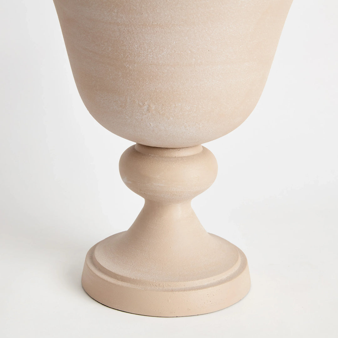 Pietra Pedestal Urn Large – Modern Organic