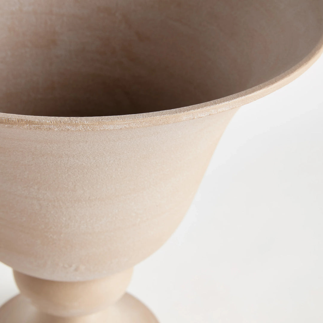 Pietra Pedestal Urn Large – Modern Organic