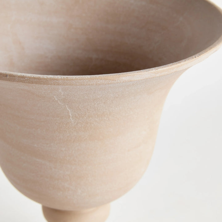 Pietra Pedestal Urn Small – Modern Organic