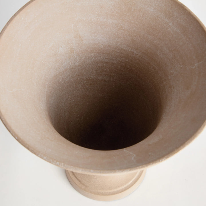 Pietra Pedestal Urn Small – Modern Organic