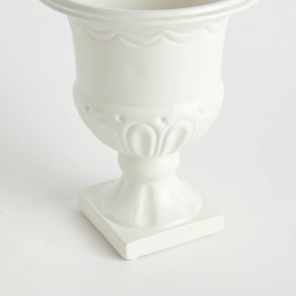 Liana Decorative Pedestal Urn Small – Modern Organic