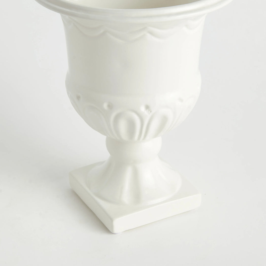 Liana Decorative Pedestal Urn Small – Modern Organic