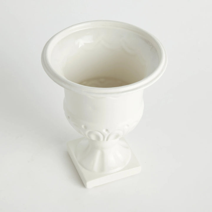 Liana Decorative Pedestal Urn Small – Modern Organic