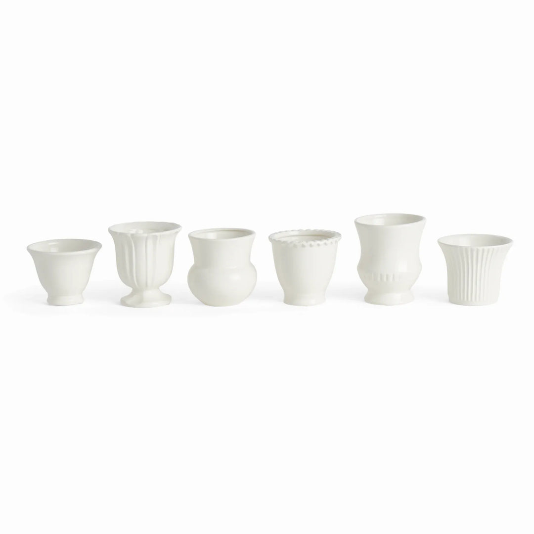 Senora Mini Cachepots, Set Of 6 – Modern Organic