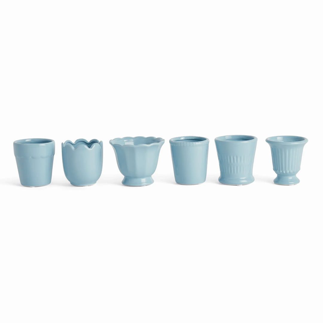 Mirabelle Mini Cachepots, Set Of 6 – Modern Organic