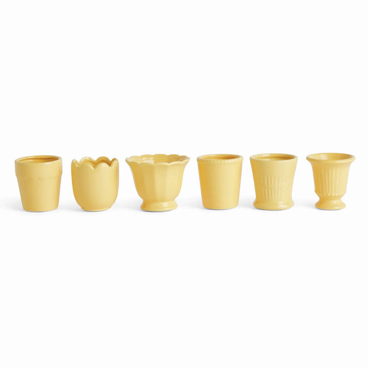 Mirabelle Mini Cachepots, Set Of 6 – Modern Organic