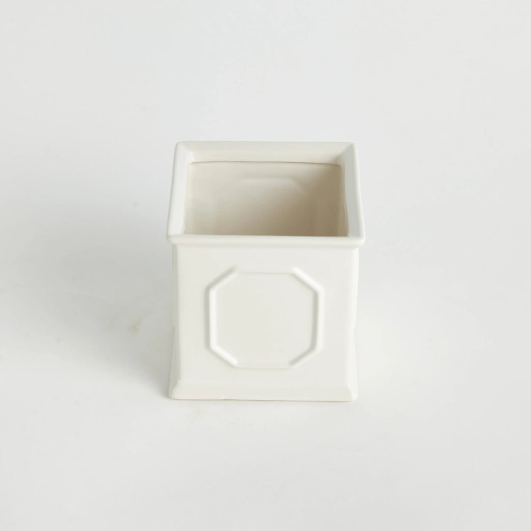 Lettie Square Cachepot Small – Modern Organic