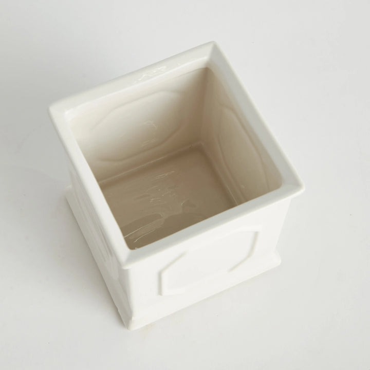 Lettie Square Cachepot Small – Modern Organic