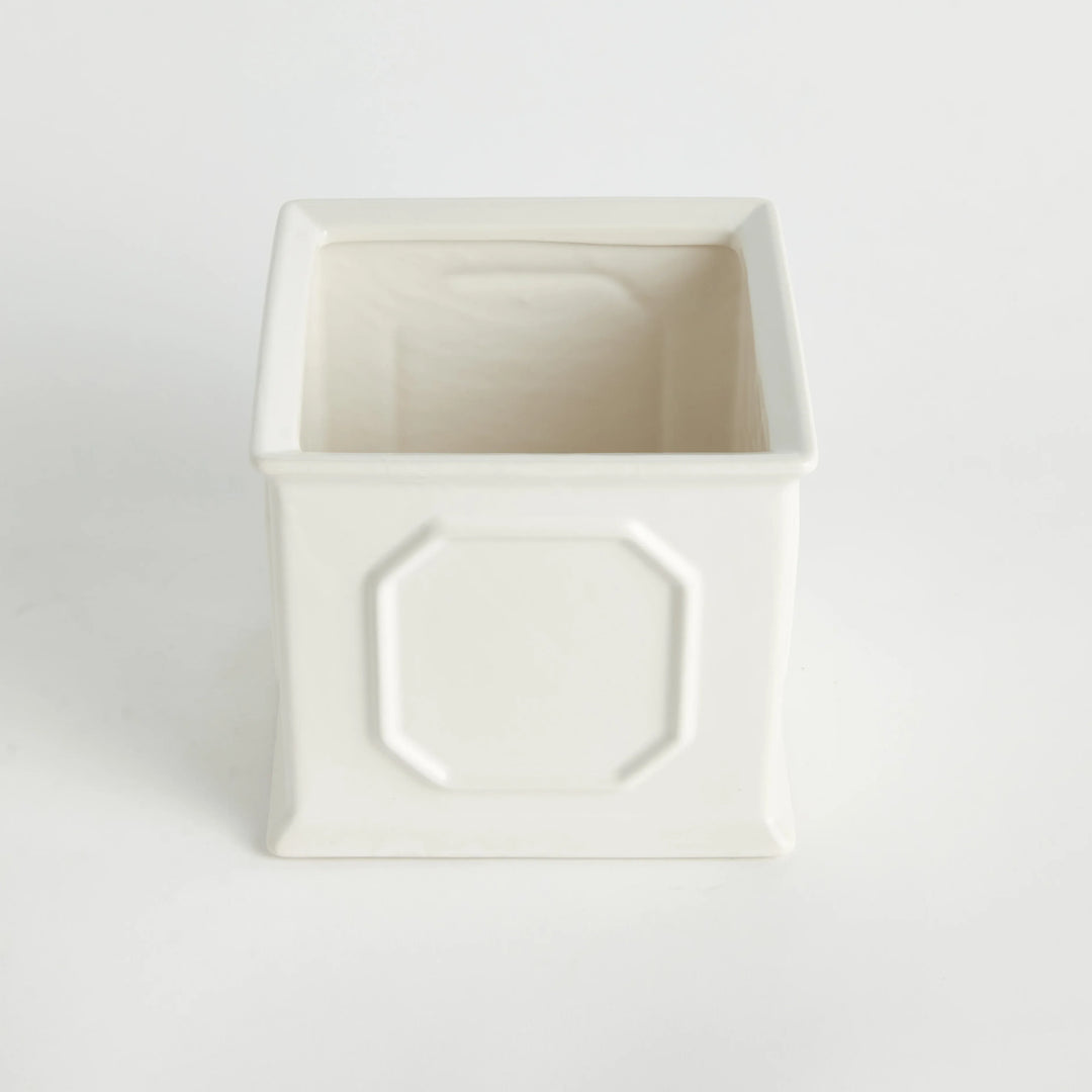 Lettie Square Cachepot Large – Modern Organic
