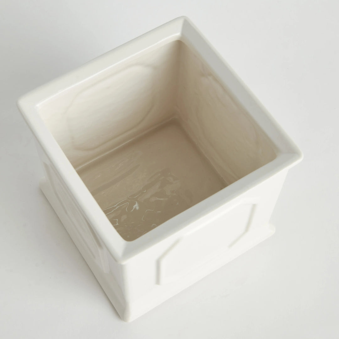 Lettie Square Cachepot Large – Modern Organic