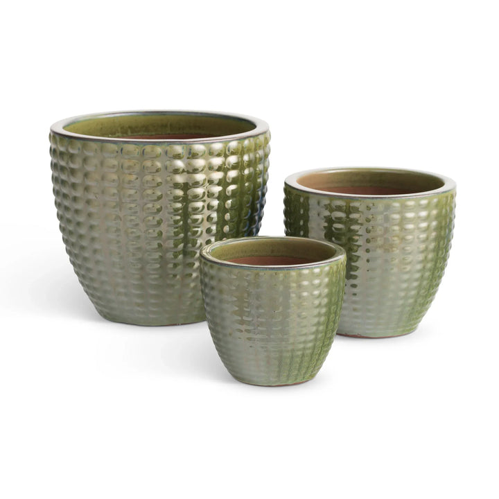 Hayden Pots, Set Of 3 – Modern Organic