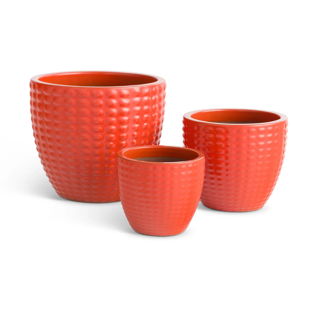 Hayden Pots, Set Of 3 – Modern Organic
