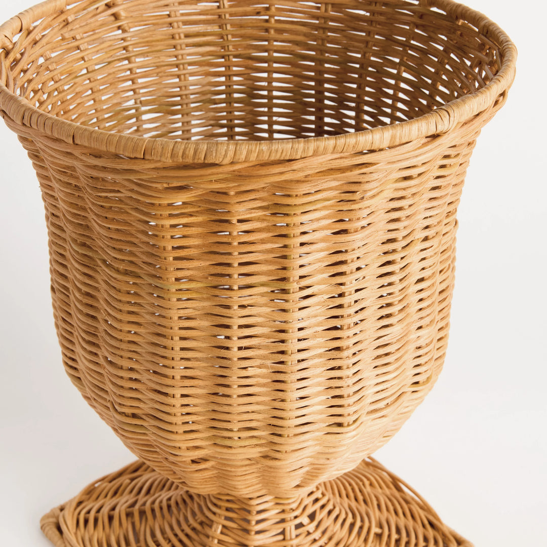 Chesapeake Rattan Footed Urn Narrow – Modern Organic