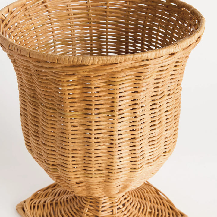 Chesapeake Rattan Footed Urn Narrow – Modern Organic
